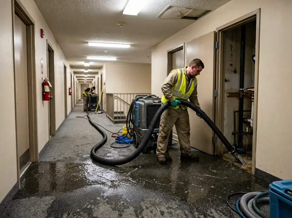 multi-unit-apartment-hallway-f-005 — frequently asked questions, Emergency Burst Pipe Water Extraction & Removal in Lordsbur…